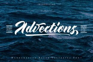 Advectionz: The Modern Script Font for Campaigns