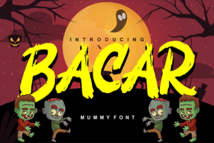 Bacar: A Spooky Script Font for Halloween Campaigns