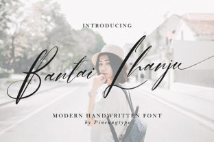 Bantai Lhanju: A Modern Script Font for Web Design