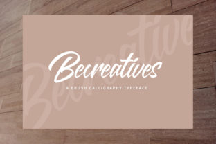 Becreatives: A Modern Script Font for Branding