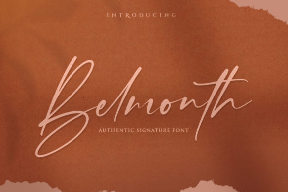 Belmonth: The Script Font for Editorial Campaigns