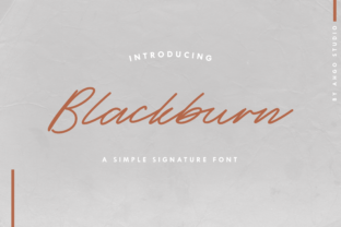 Blackburn: The Elegant Script Font for Marketers