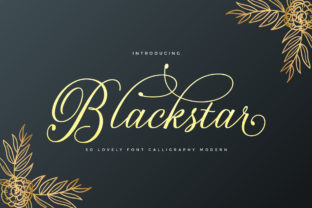 Blackstar: A Premium Script Font for Campaigns