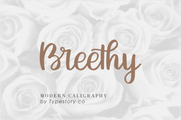 Breethy: The Perfect Modern Calligraphy Font for Crafters