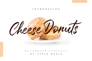 Cheese Donuts: A Sweet Script Font for Makers