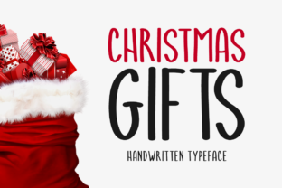 Christmas Gifts: A Festive Handwritten Typeface for Makers
