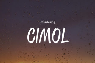 Cimol: A Playful Script Font for Crafters