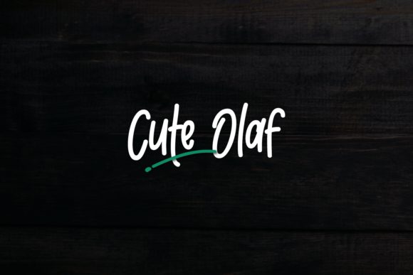 Cute Olaf: A Whimsical Script Font for Web Design