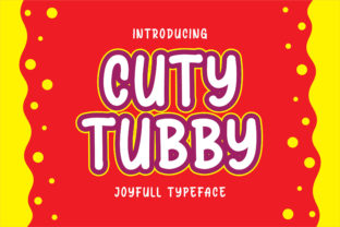 Cuty Tubby: A Playful Script Font for Editorial Design