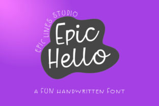 Epic Hello: A Friendly Script Font for Branding