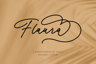 Flaura: A Feminine Script Font for Brand Identity