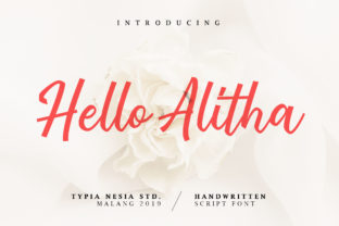 Hello Alitha: A Cheerful Script Font for Crafters