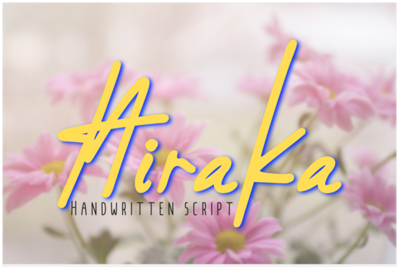 Hiraka: A Powerful Script Font for Business Branding