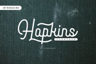 Hopkins: A Modern Script Typeface for Editorial Design