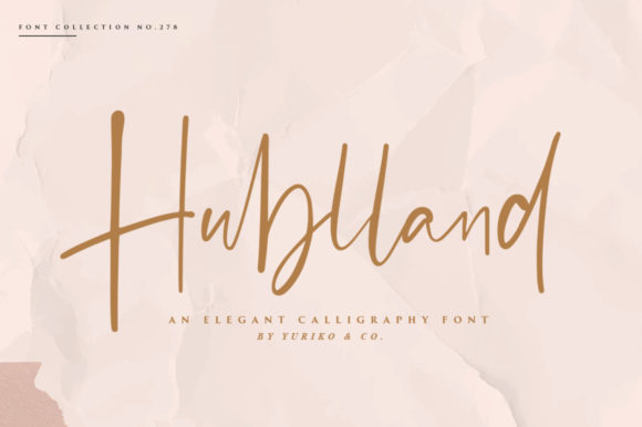 Hublland: A Modern Script Font for Business Branding