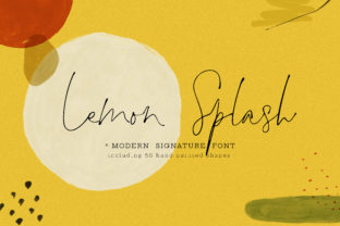 Lemon Splash Font: A Fresh Brand Identity Upgrade