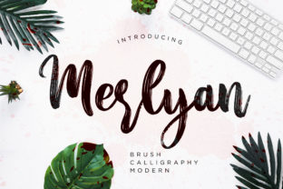 Merlyan: A Hand-Brushed Script Font for Brand Identity