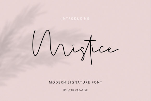 Mistice: A Bold Handwritten Font for Your Brand