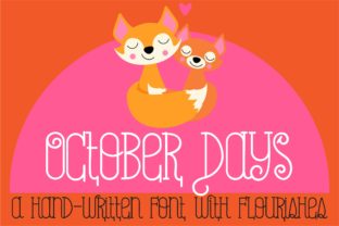 October Days: The Perfect Autumn Script Font for Branding