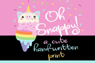 Oh Snappy: A Playful Script Font for Web Design
