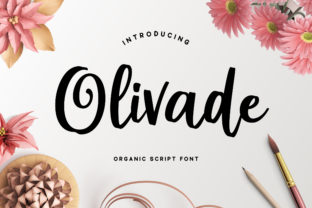 Olivade: A Fresh Script Font for Editorial Design