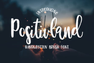Positivland: A Unique Script Font for Editorial Design
