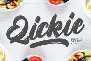 Qickie: The Bold Script Font for Marketing Impact
