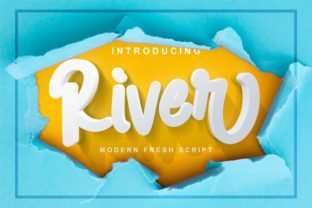 River: A Handwritten Font for Modern Web Design