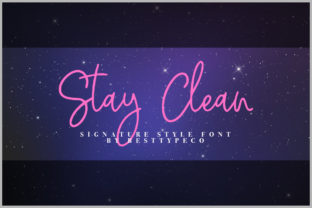 Stay Clean: The Script Font for Polished Branding