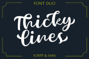 Thickylines: A Bold Handwritten Font for Campaigns