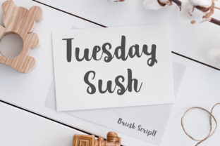 Tuesday Sush: A Sweet Script Font for Marketers