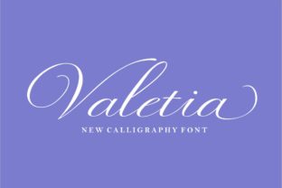 Valetia: A Modern Calligraphy Font for Campaigns